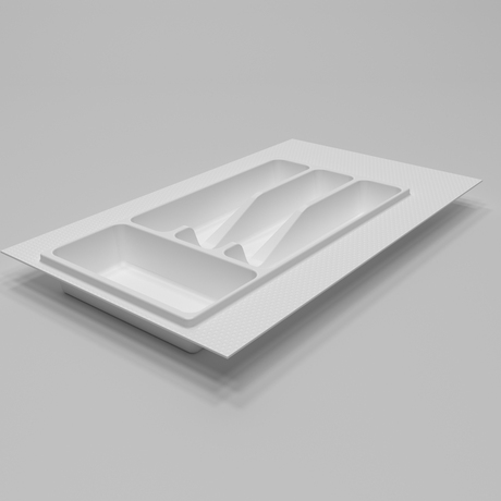 Лоток для столовых приборов в базу 350 мм, Белый