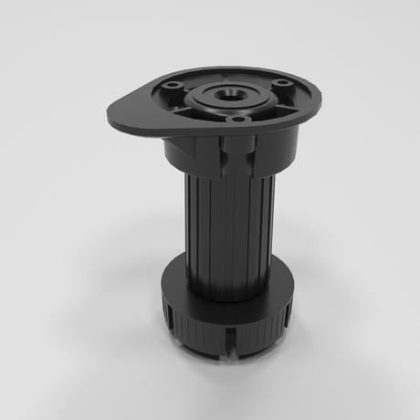 Опора кухонная H-100 с упором (Ч) комплект